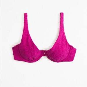 A&F High Apex Underwire Bikini Top and MidRise HighLeg Moderate Bottom Bikini